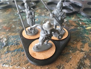 mortal gods hoplite formed up triangular base games 3d print model - Mito3D