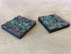 openforge caverna vulcanica acqua giocattolo gioco accessori 28mm dnd dungeon dungeons dragons tiles pathfinder 3d print model - Mito3D