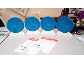 trofeos competiciones rob&oacutetica 3d impresión 3d print model - Mito3D