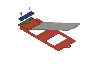 akku-schnellwechselsystem 3d drucken accu Modell-flug modellbau segelflug 3d print model - Mito3D