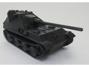 jagdpanther2156 scale vehicles gaming tabletop wargaming ww2 german tank wwii 3d print model - Mito3D