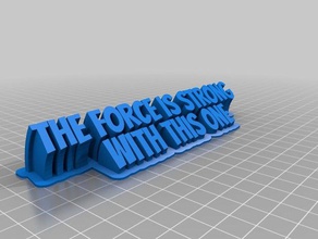 forcesweep office customized 3d print model - Mito3D