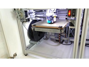 filament holder next hypercube bed cabinet 3d printer accessories spool 3d print model - Mito3D