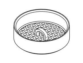 sink food catcher kitchen dining drain trap 3d print model - Mito3D