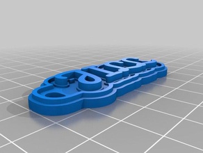 jill keychain keychains customized 3d print model - Mito3D