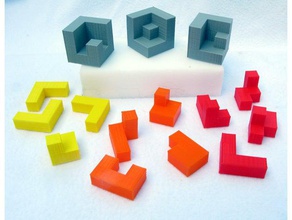 puzzle pentacubes nsfw openscad 3d print model - Mito3D