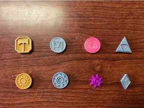 dgloomhaven coins 3d printing 3d print model - Mito3D