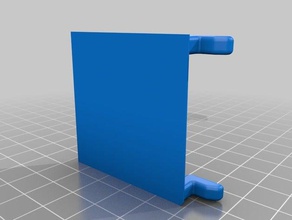 skadis 4 hooks base diy ikea pegboard peg board 3d print model - Mito3D