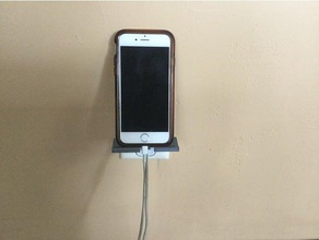 iphone charging stand mobile 5v power supply 3d print model - Mito3D