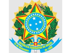 armas nacionais do brasil cappotto braccia brasile i segni loghi croce del sud 3d print model - Mito3D