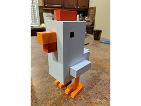 crossy roads chicken magnets toys games crossyroad crossyroads 3d print model - Mito3D