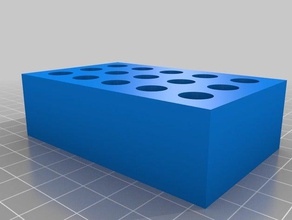 1ml ic-vial-rack v2 tool Inhaber - Boxen angepasst 3d print model - Mito3D