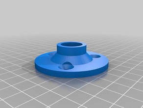 my customized pipe flange replacement parts 3d print model - Mito3D