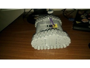 track tensioner robotics drogerdy freecad raspberry rc tank rpi tread 3d print model - Mito3D