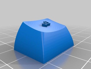 1u inserire keycap computer personalizzato 3d print model - Mito3D