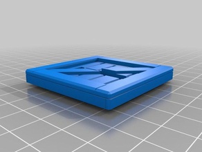 tiny crate money slot lid organization 3d print model - Mito3D