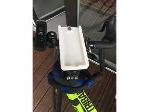 phone holder bike mobile support 3d print model - Mito3D