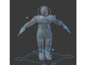 heroic-scale-human-dummy Spiele dummy-Modell Miniatur-28mm rigging 3d print model - Mito3D