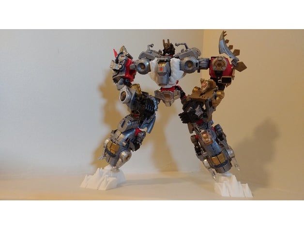 potp volcanicus piedi giocattolo gioco accessori figura di azione dinobot dinobots grimlock potenza numeri primi trasformatori aggiornamento 3D print model - Mito3D