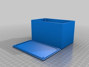 my customized project box lid screws-2 electronics 3d print model - Mito3D