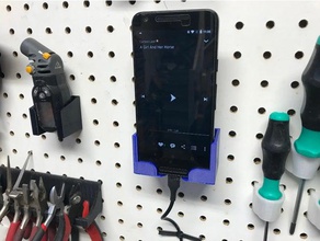 pegboard monte nexus 5x telefono strumento i titolari caselle google 5 volte di montaggio 3d print model - Mito3D