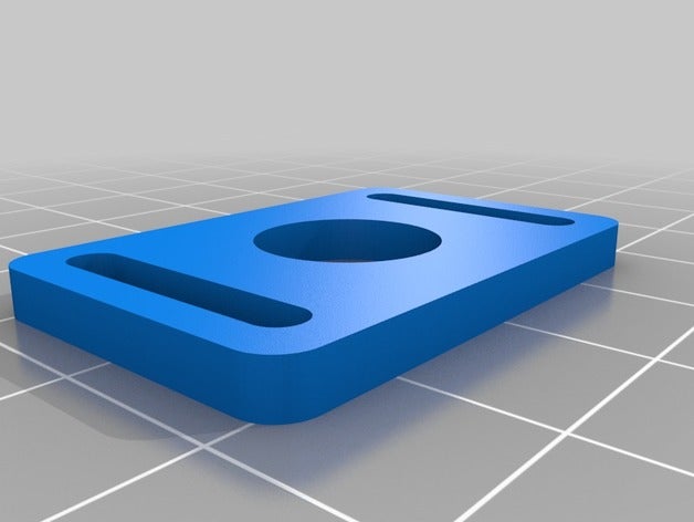 shendrones squirt gopro montagem de placa reforço veículos 3D print model - Mito3D