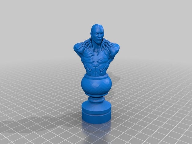 dc cyborg de ajedrez 3d impresión 3D print model - Mito3D