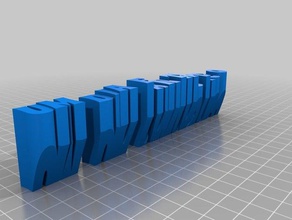 0006 office personalizado 3d print model - Mito3D