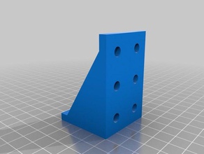 ea angle bracket 3d printer parts customized 3d print model - Mito3D