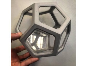 magnetic dodecahedron box art 3d print model - Mito3D
