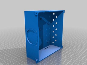 ender 3 boardcase extern 3d printer parts creality fan mainboard case 3d print model - Mito3D