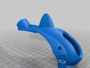 realacc wütend 220 race canopy fin turtle-mode 3d drucken 3d print model - Mito3D