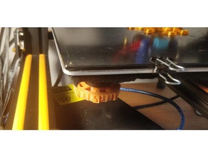 cr10s adjust wheel 46mm 3d printer parts adjusting cr-10 creality dial thumbwheel 3d print model - Mito3D