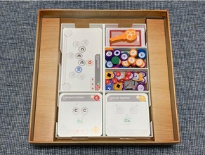 verschärft board game organizer - Spielzeug Zubehör Brettspiel-inserts Brettspiel Veranstalter 3d print model - Mito3D