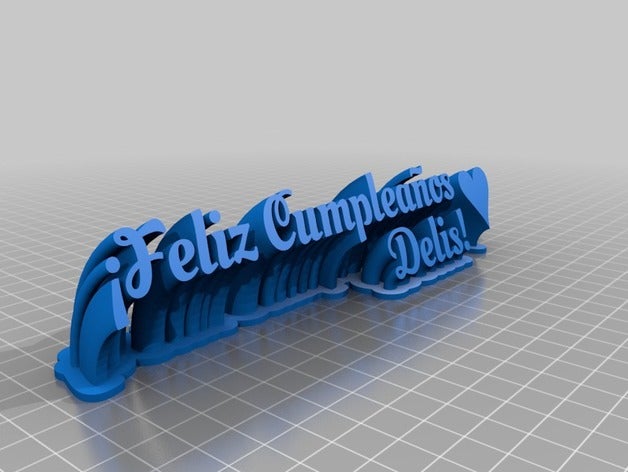 delis 6 office customized 3D print model - Mito3D