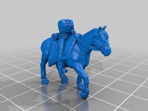 napoleonische Kavallerie-line filler andere 28 Miniatur 3d print model - Mito3D