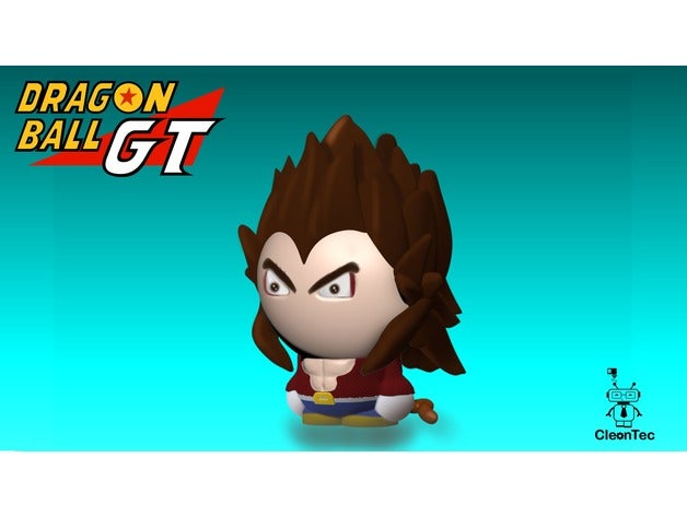 vegeta super saiyajin 4 de dragon ball gt los juguetes juegos figura acción 3D print model - Mito3D