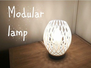 modüler lamba dekor gece lambası 3d print model - Mito3D