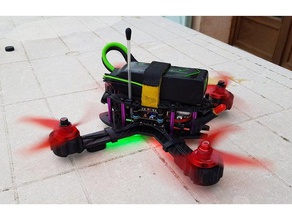 hskrc twe210 quad Fahrzeuge 3d print model - Mito3D