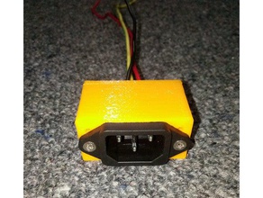 c14 power socket cover 3d printer parts 3d print model - Mito3D