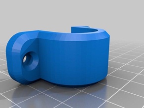20mm tubo clipe diy 3d print model - Mito3D