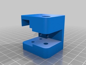 d9 axis idler bracketworks stock printer mgn12 rails 3d parts 3d print model - Mito3D