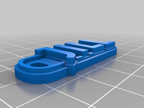 jill keychain keychains customized 3d print model - Mito3D