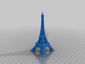 la torre eiffel de los edificios estructuras parís 3d print model - Mito3D