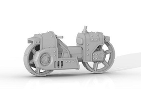 vapor de bicicleta 15mm veículos steampunk warhammer 3d print model - Mito3D