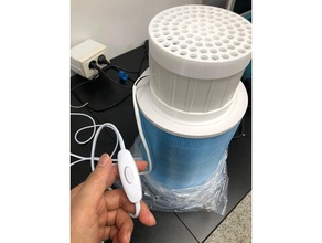 air purifier using xiaomi filter diy 3d print model - Mito3D
