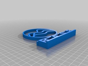 base logo stand 3d printing 3d print model - Mito3D