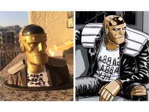 robotman busto dc doompatrol modelos quadrinhos dccomics negativeman robtman super-herói suporte 3d print model - Mito3D