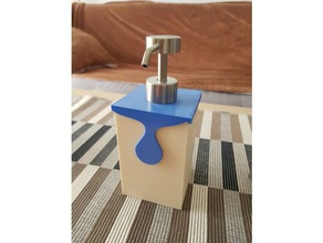 sabão recipiente casa de banho sabonete líquido macio, sabão, 3d print model - Mito3D