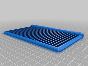 corner vent cover bathroom 3d print model - Mito3D